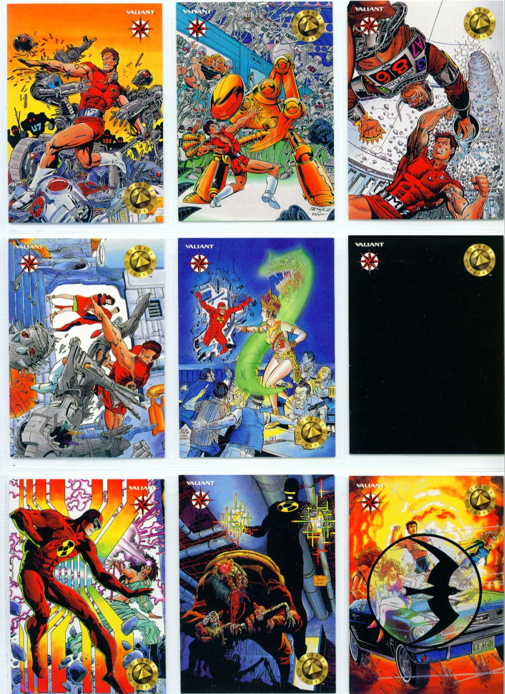1993 Promo Sheet Valiant Comics--Valiant Era 2 